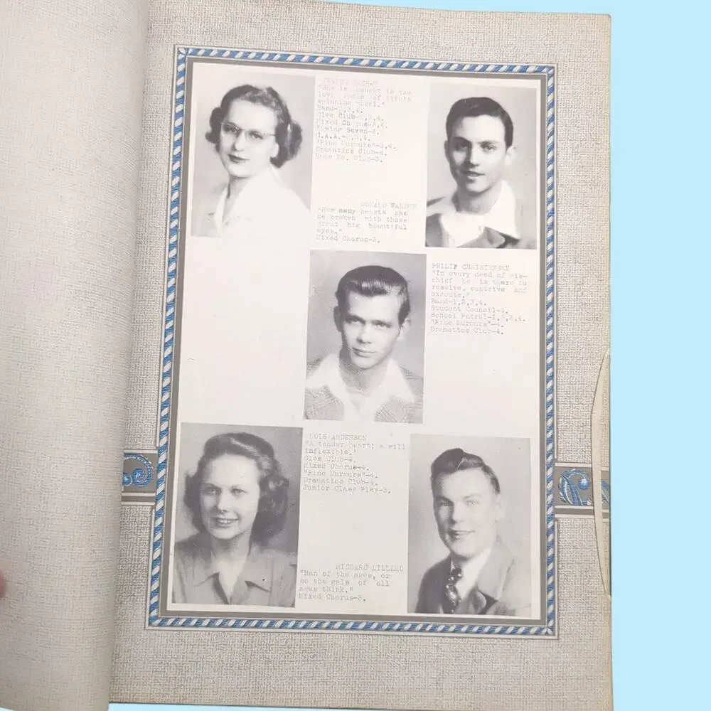 Cass Lake High School 1947 Year Book Yearbook Panthers Minnesota MN